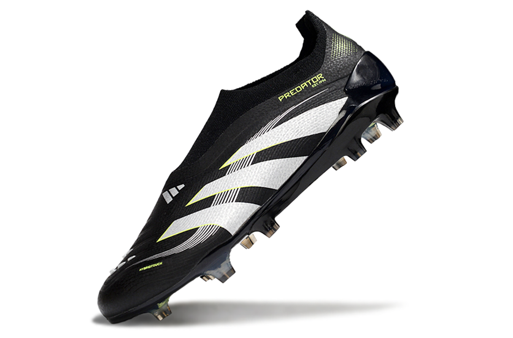 adidas Predator 24 Elite Laceless FG  Soccer Boots Cleats Shoes RED-BLK