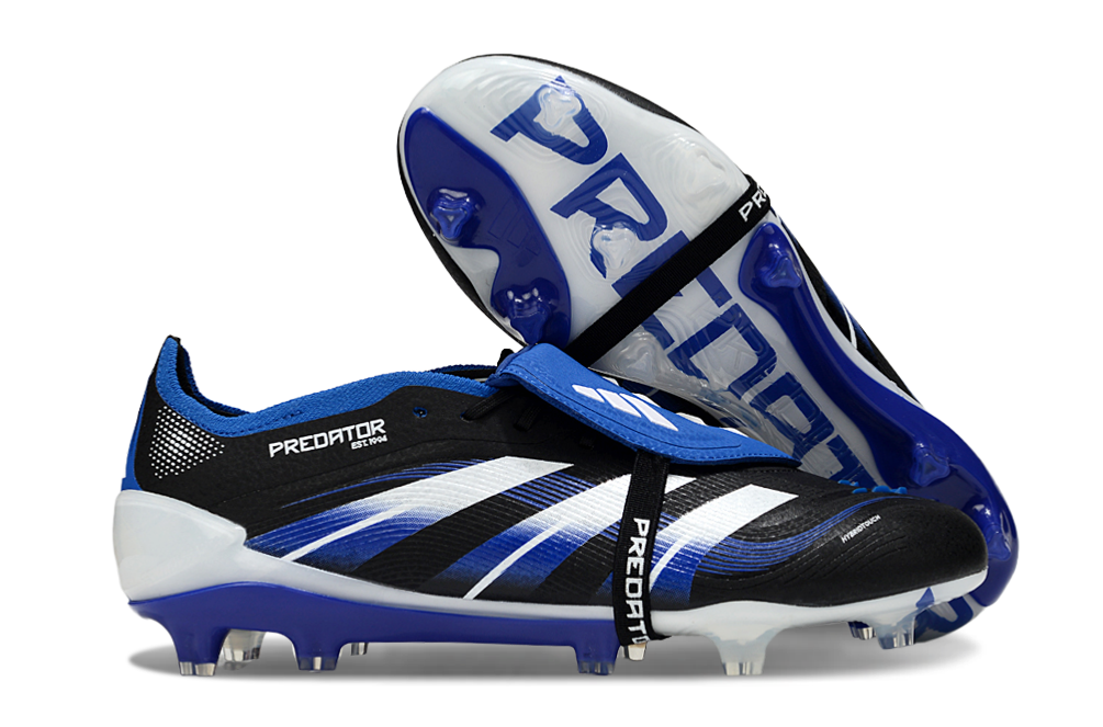 adidas 25 Predator Elite Tongue FT FG  Soccer Boots Cleats Shoes BLU-WHT