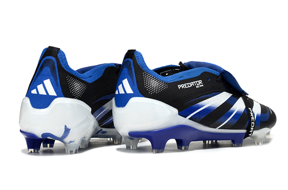 adidas 25 Predator Elite Tongue FT FG  Soccer Boots Cleats Shoes BLU-WHT