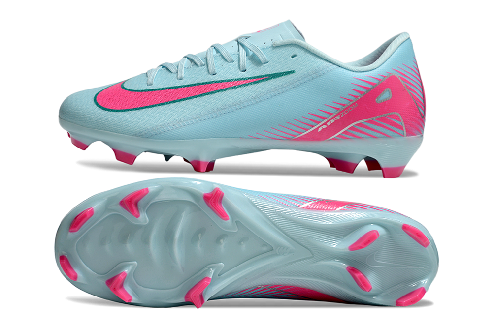 NIKE AIR ZOOM MERCURIAL VAPOR XVI ACADEMY X MBAPPE FGMG Soccer Boots Cleats Shoes BLU-PNK