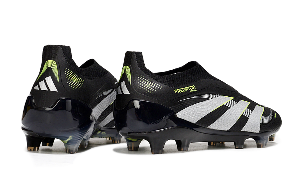 adidas Predator 24 Elite Laceless FG  Soccer Boots Cleats Shoes RED-BLK