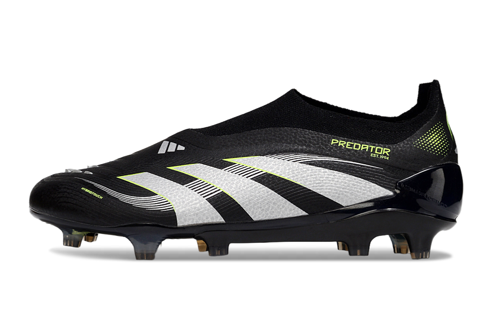 adidas Predator 24 Elite Laceless FG  Soccer Boots Cleats Shoes RED-BLK