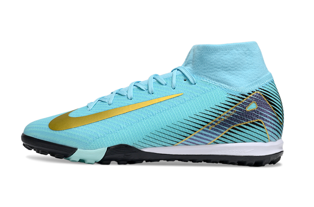 Nike Air Zoom Mercurial Superfly 10 Elite TF Football Soccer Cleats Boots - Ultimate Speed & Precision  BLU