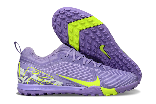 Nike Air Zoom Mercurial Vapor 15 Pro TF - Professional Turf Soccer Cleats Boots Shoes PRP-BLK-BLU