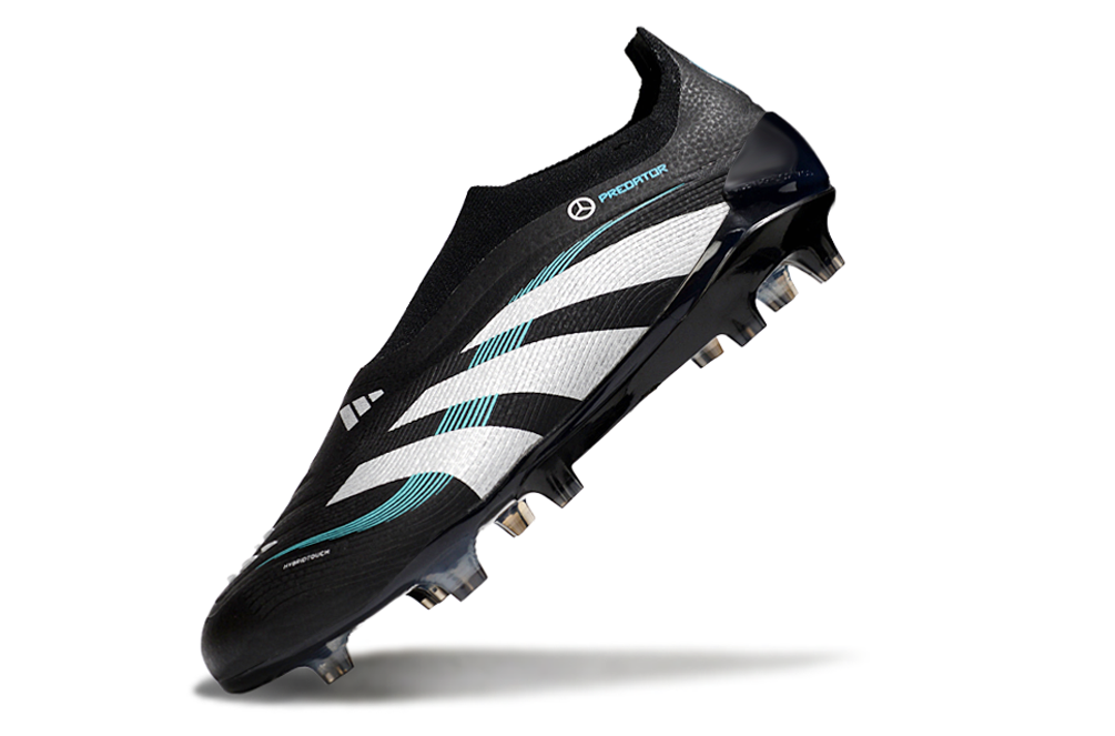 adidas Predator 24 Elite Laceless FG  Soccer Boots Cleats Shoes RED-BLK