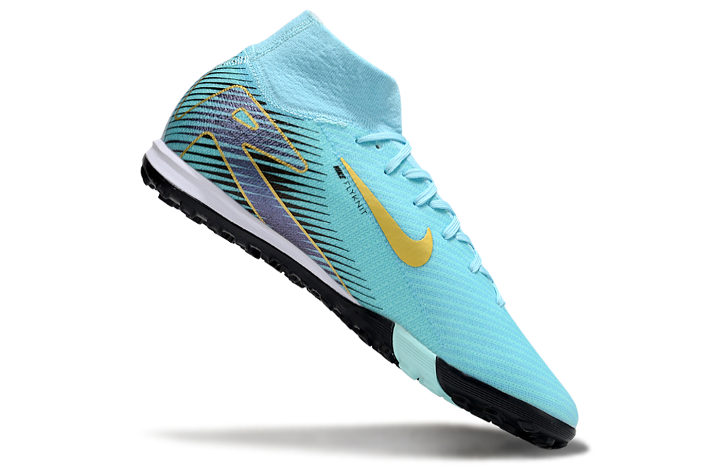 Nike Air Zoom Mercurial Superfly 10 Elite TF Football Soccer Cleats Boots - Ultimate Speed & Precision  BLU
