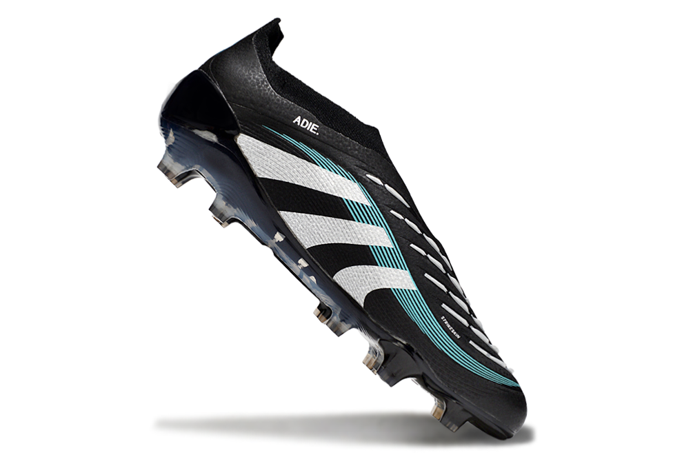 adidas Predator 24 Elite Laceless FG  Soccer Boots Cleats Shoes RED-BLK