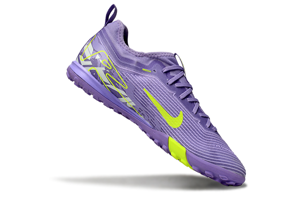 Nike Air Zoom Mercurial Vapor 15 Pro TF - Professional Turf Soccer Cleats Boots Shoes PRP-BLK-BLU