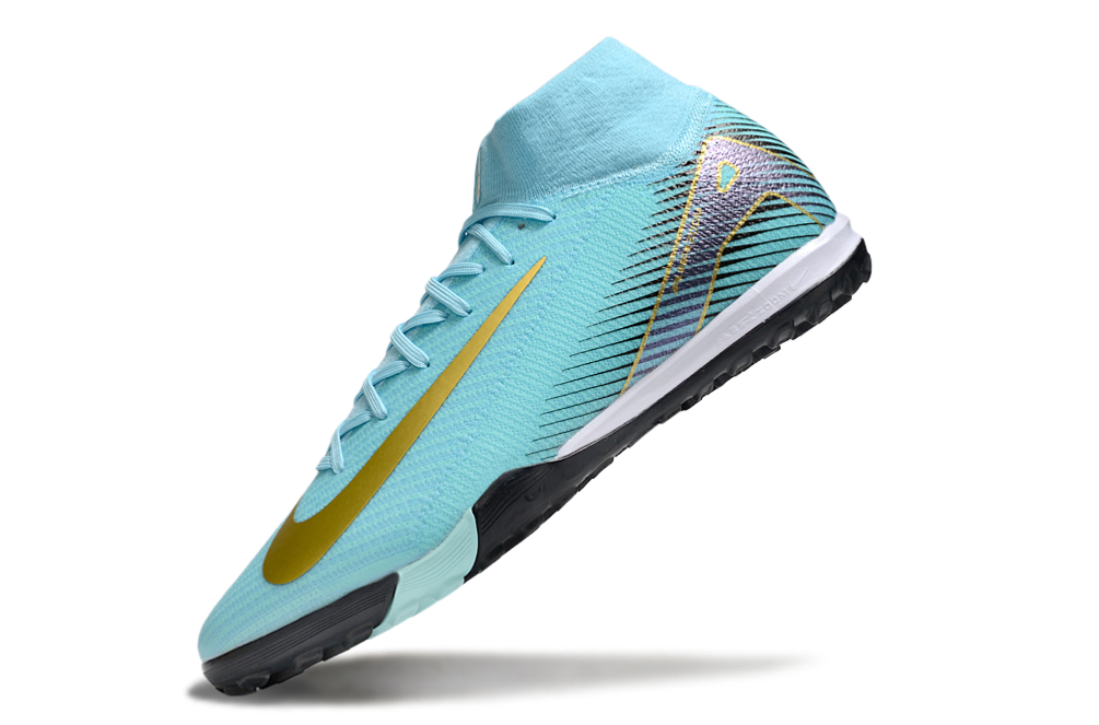 Nike Air Zoom Mercurial Superfly 10 Elite TF Football Soccer Cleats Boots - Ultimate Speed & Precision  BLU