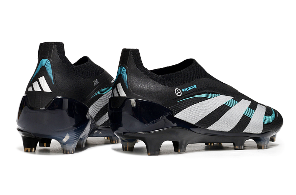 adidas Predator 24 Elite Laceless FG  Soccer Boots Cleats Shoes RED-BLK