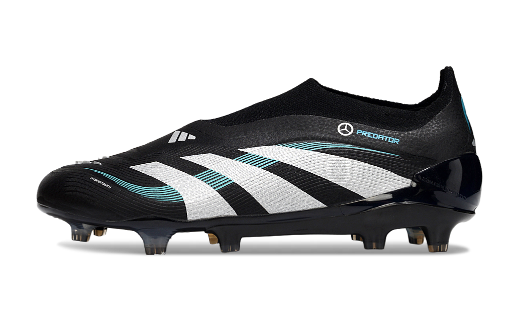 adidas Predator 24 Elite Laceless FG  Soccer Boots Cleats Shoes RED-BLK