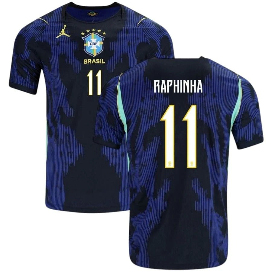 Brazil 2026 world cup Raphinha 11 away stadium jersey