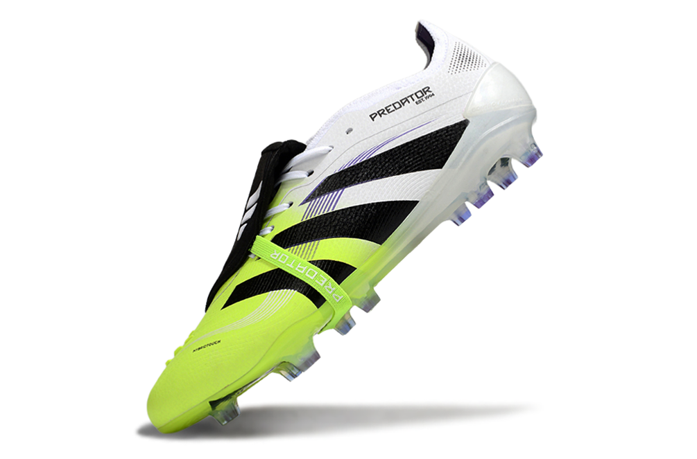 adidas 25 Predator Elite Tongue FT FG  Soccer Boots Cleats Shoes GRN-BLK