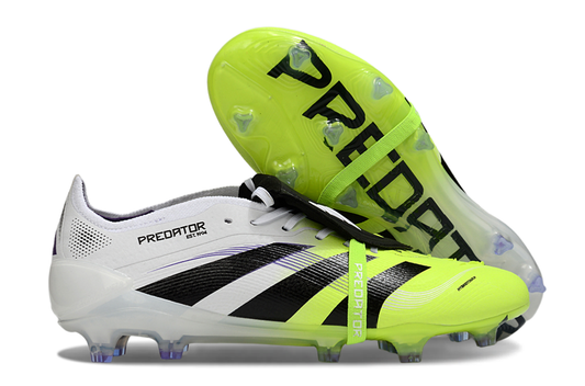 adidas 25 Predator Elite Tongue FT FG  Soccer Boots Cleats Shoes GRN-BLK