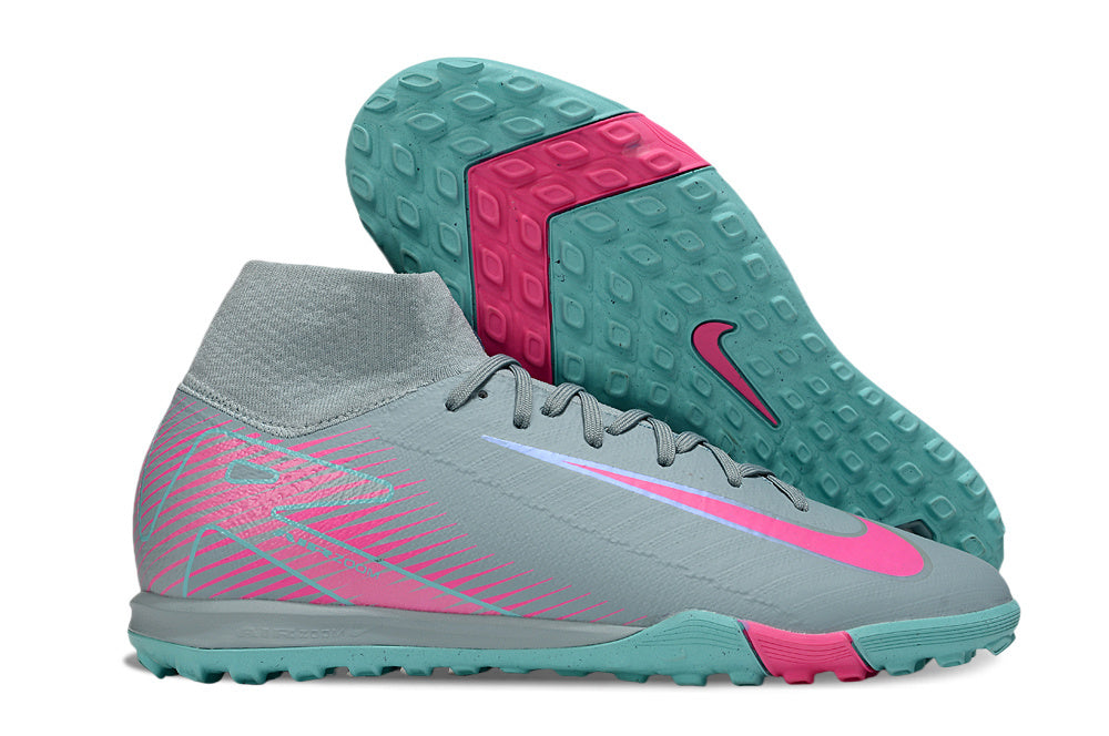 Nike Air Zoom Mercurial Superfly 10 Elite TF Football Soccer Cleats Boots - Ultimate Speed & Precision  WHT