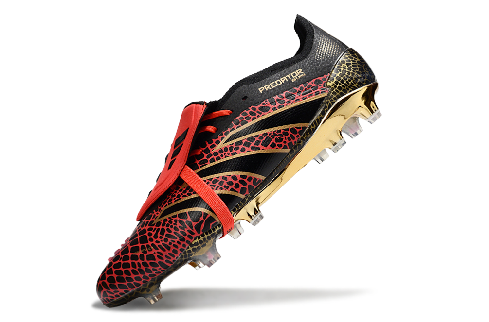 adidas 25 Predator Elite Tongue FT FG  Soccer Boots Cleats Shoes PRP-BLK