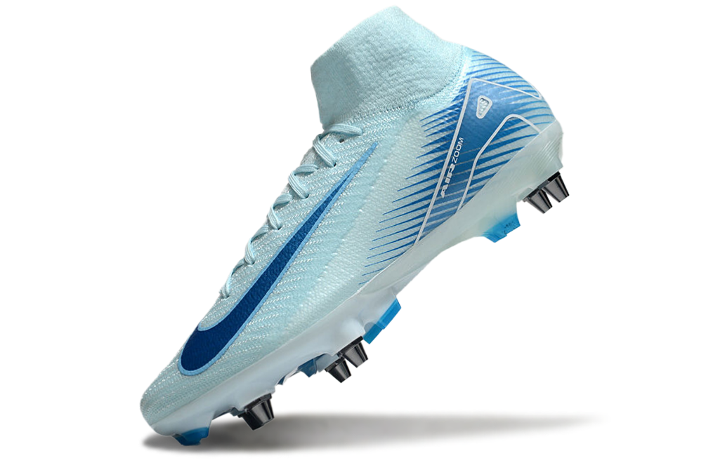 Nike Air Zoom Mercurial Superfly 9 (IX) Elite SG-Pro Anti-Clog Football Soccer Cleats Shoes Boots YLW-BLU