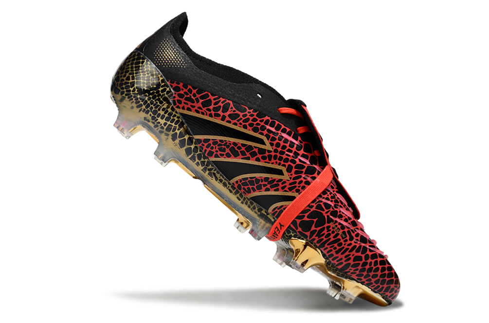 adidas 25 Predator Elite Tongue FT FG  Soccer Boots Cleats Shoes PRP-BLK