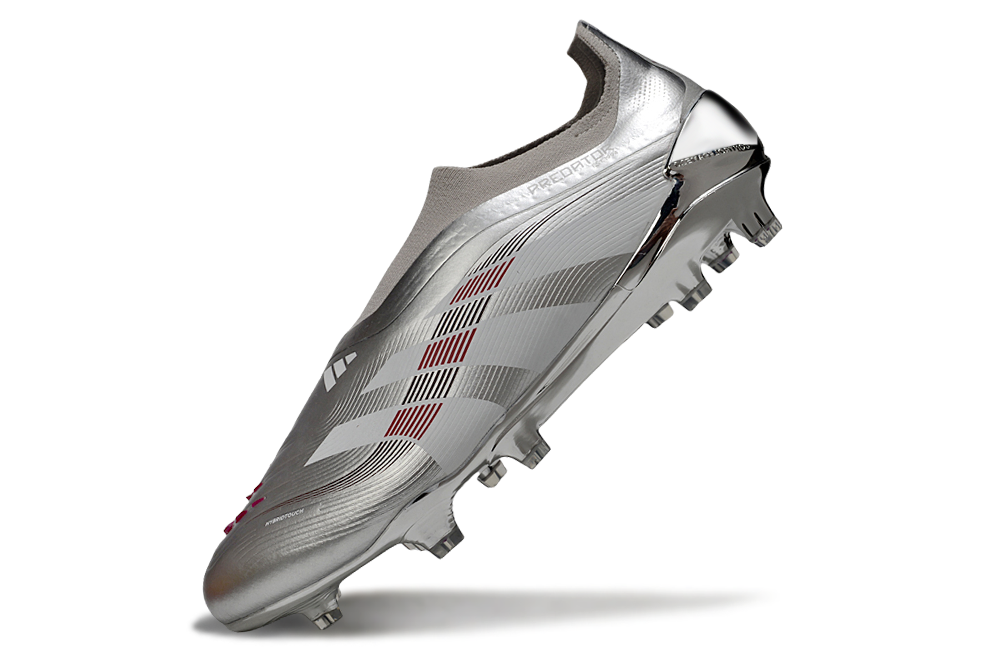 adidas Predator 24 Elite Laceless FG  Soccer Boots Cleats Shoes GRY-BLU