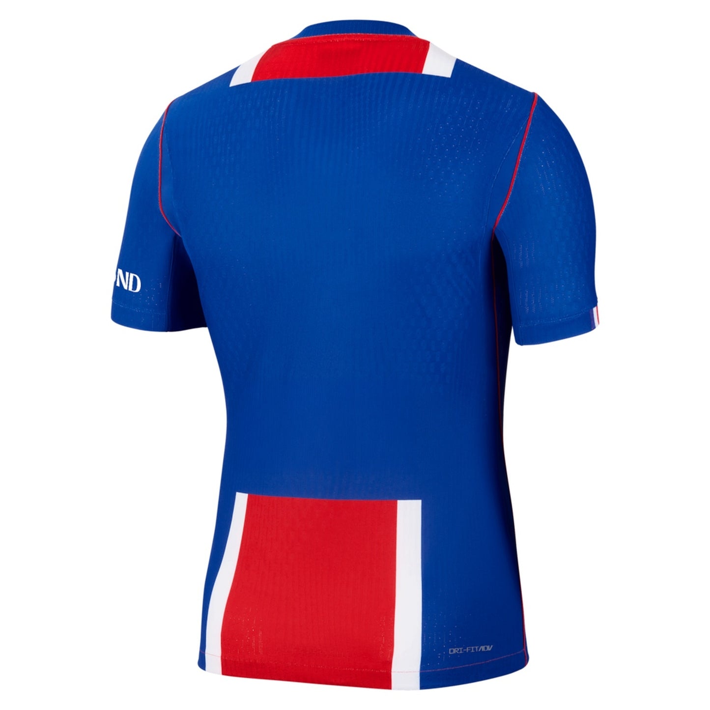Back view of PSG 2026/27 authentic home soccer jersey