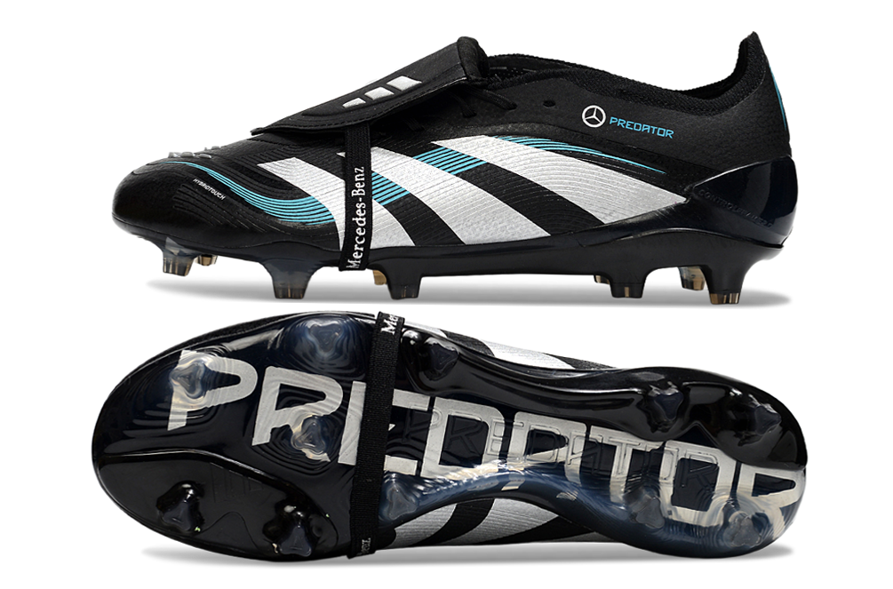 adidas 25 Predator Elite Tongue FT FG  Soccer Boots Cleats Shoes GRN-BLK