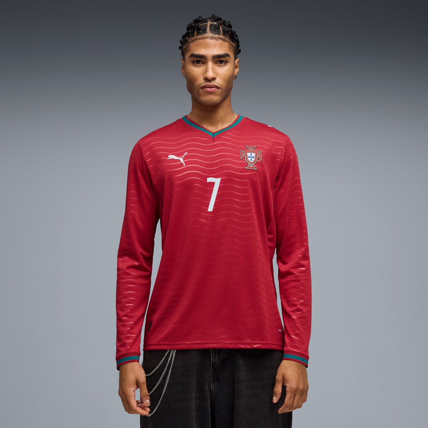 Portugal National Team 2026  Ronaldo 7 Home Football Soccer Long sleeve Jersey