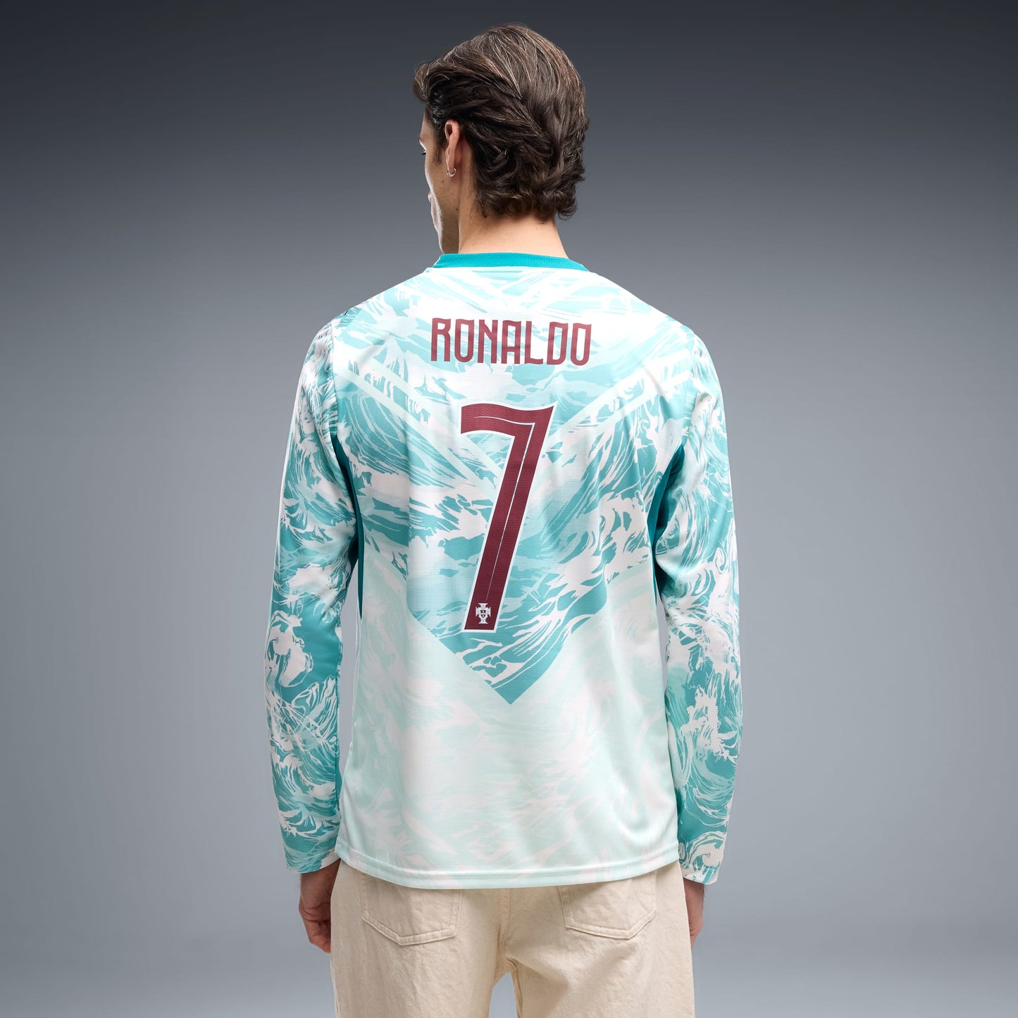 Portugal National Team 2026  Ronaldo 7 Away Football Soccer Long sleeve Jersey