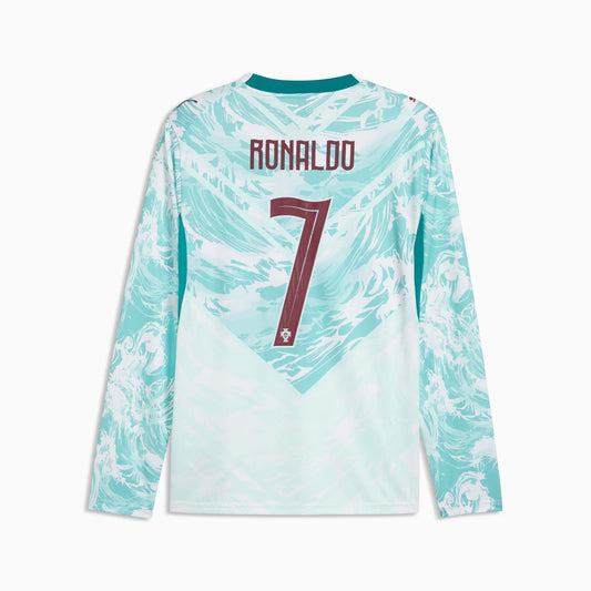 Portugal National Team 2026  Ronaldo 7 Away Football Soccer Long sleeve Jersey