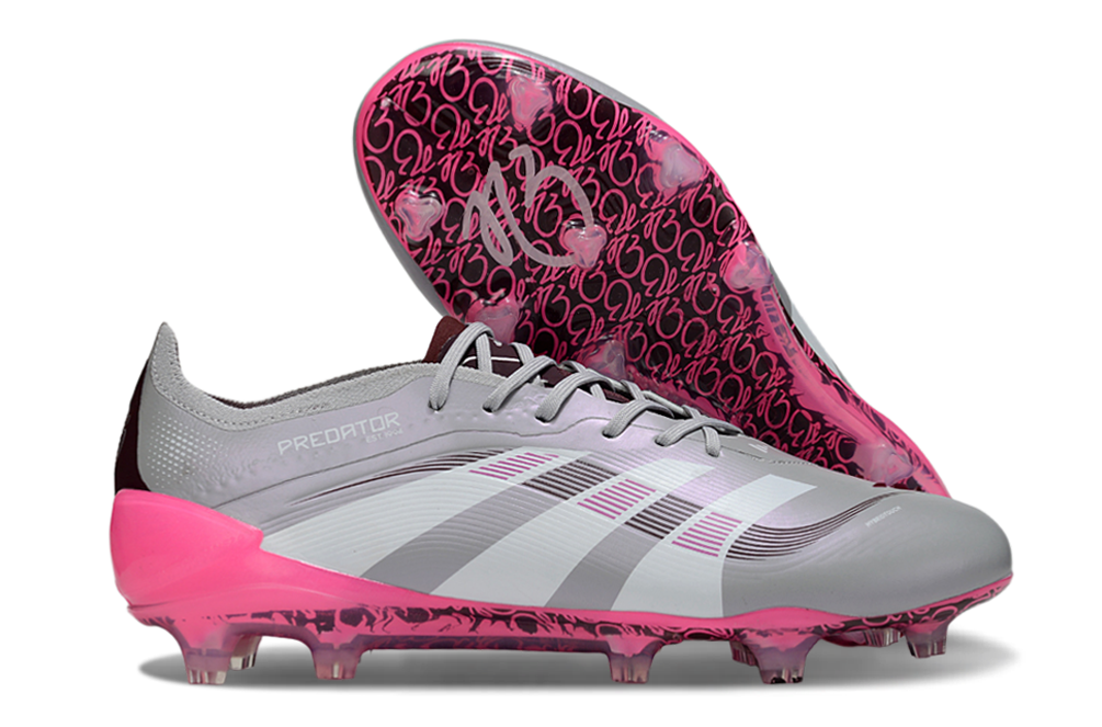 adidas Predator Elite FG Soccer Cleats WHT-RED-BLU