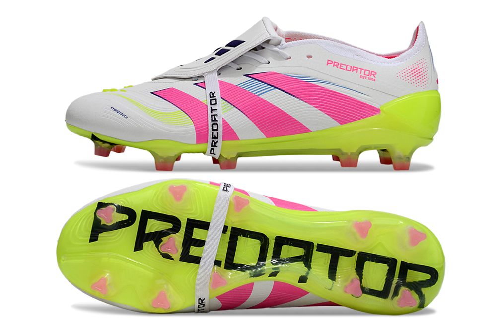 adidas 25 Predator Elite Tongue FT FG  Soccer Boots Cleats Shoes GRN-BLK