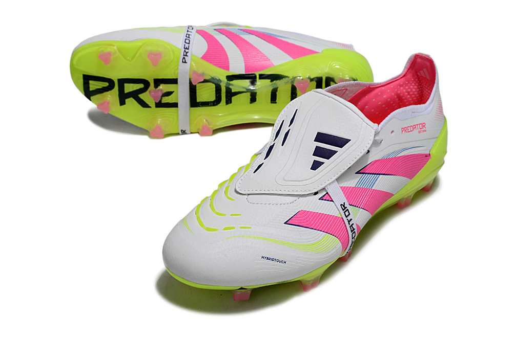 adidas 25 Predator Elite Tongue FT FG  Soccer Boots Cleats Shoes GRN-BLK