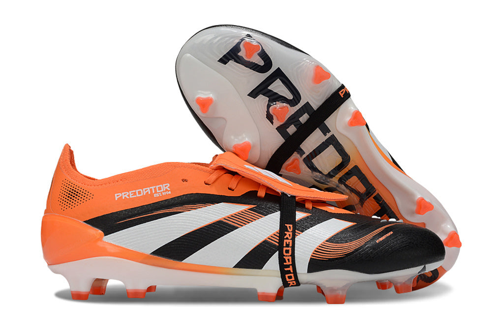 adidas 25 Predator Elite Tongue FT FG  Soccer Boots Cleats Shoes PRP-BLK