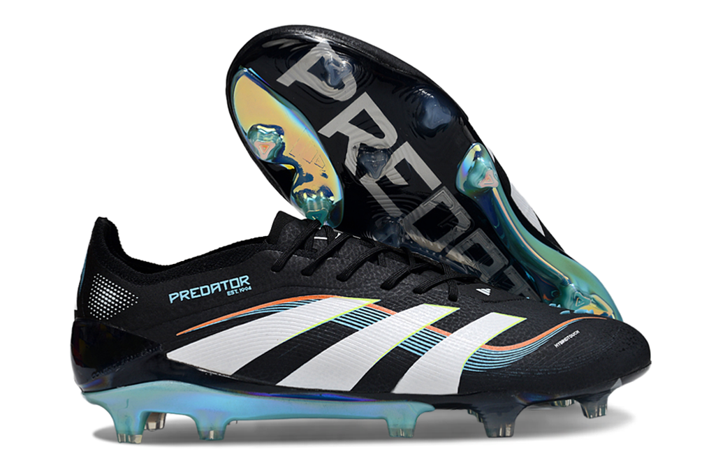adidas Predator Elite FG Soccer Cleats WHT-RED-BLU