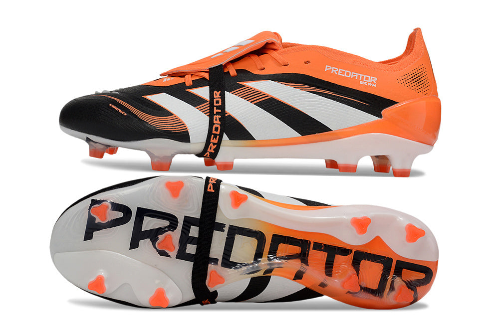 adidas 25 Predator Elite Tongue FT FG  Soccer Boots Cleats Shoes PRP-BLK