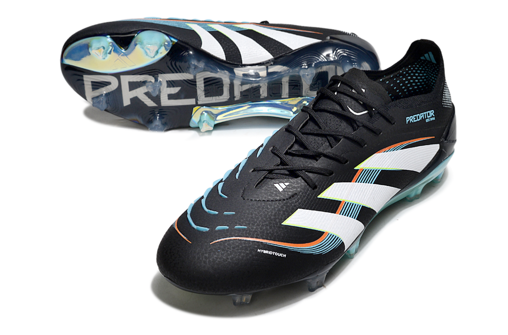 adidas Predator Elite FG Soccer Cleats WHT-RED-BLU