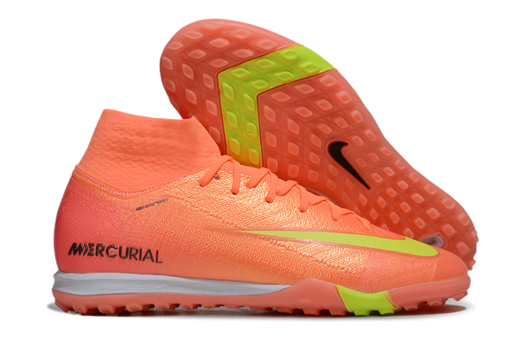 Nike Air Zoom Mercurial Superfly 10 Elite TF Football Soccer Cleats Boots - Ultimate Speed & Precision  WHT