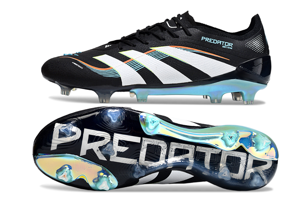 adidas Predator Elite FG Soccer Cleats WHT-RED-BLU