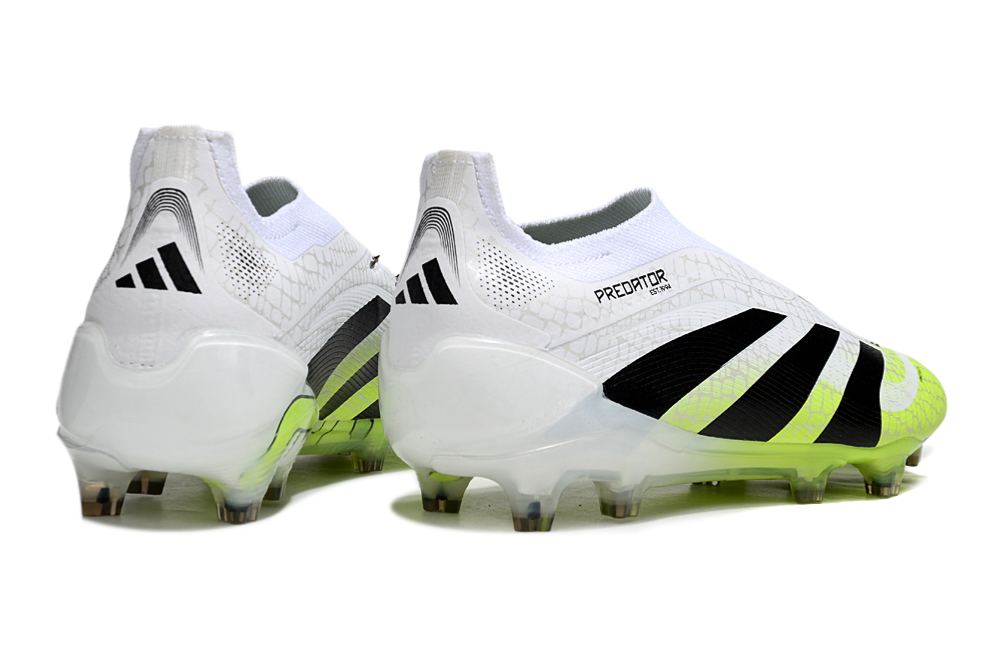 adidas Predator 24 Elite Laceless FG  Soccer Boots Cleats Shoes GRN-BLK