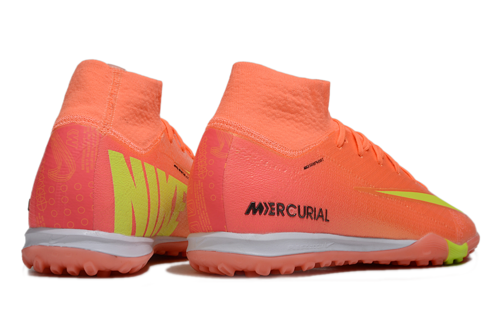 Nike Air Zoom Mercurial Superfly 10 Elite TF Football Soccer Cleats Boots - Ultimate Speed & Precision  WHT