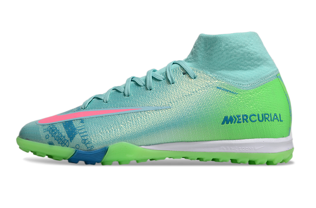 Nike Air Zoom Mercurial Superfly 10 Elite TF Football Soccer Cleats Boots - Ultimate Speed & Precision  GRN