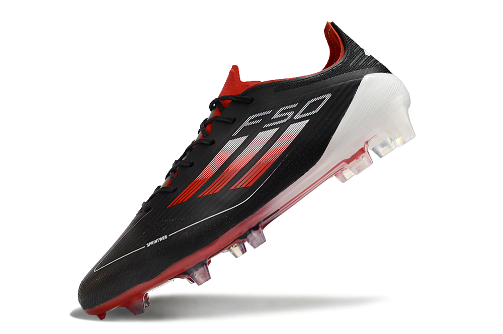 adidas F50 Elite FG Soccer Football Shoes Cleats RED-BLK