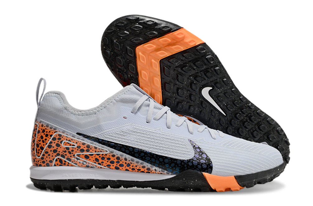 Nike Air Zoom Mercurial Vapor 15 Pro TF - Professional Turf Soccer Cleats Boots Shoes BLU-YLW