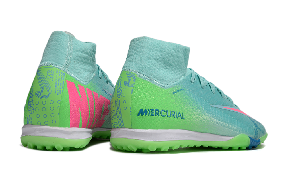Nike Air Zoom Mercurial Superfly 10 Elite TF Football Soccer Cleats Boots - Ultimate Speed & Precision  GRN
