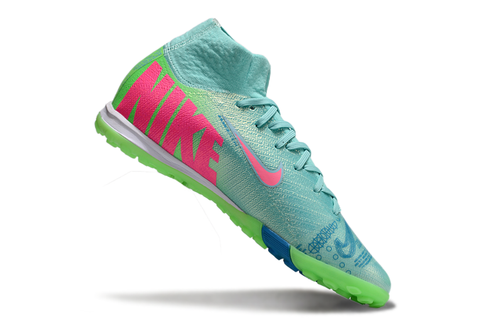 Nike Air Zoom Mercurial Superfly 10 Elite TF Football Soccer Cleats Boots - Ultimate Speed & Precision  GRN