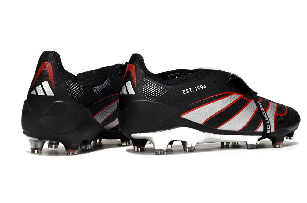 adidas 25 Predator Elite Tongue FT FG  Soccer Boots Cleats Shoes PRP-BLK