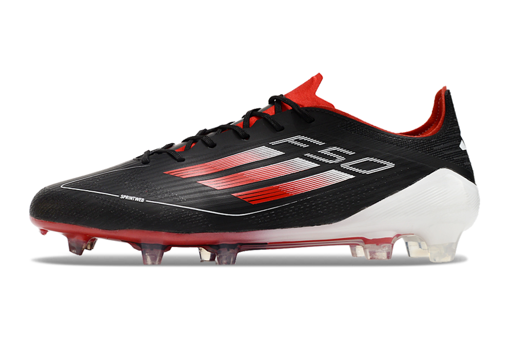adidas F50 Elite FG Soccer Football Shoes Cleats RED-BLK
