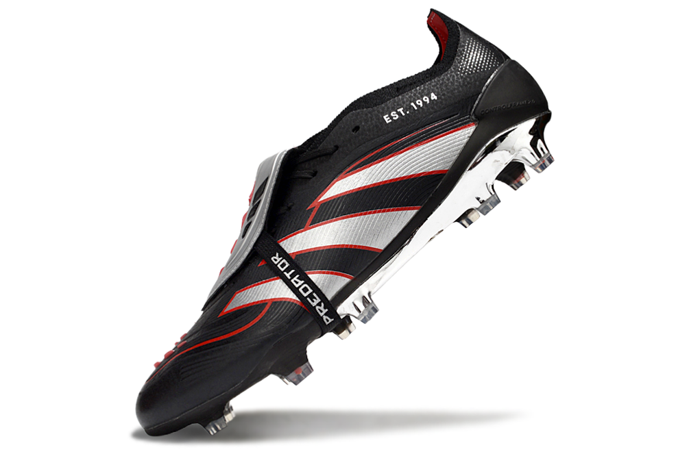 adidas 25 Predator Elite Tongue FT FG  Soccer Boots Cleats Shoes PRP-BLK