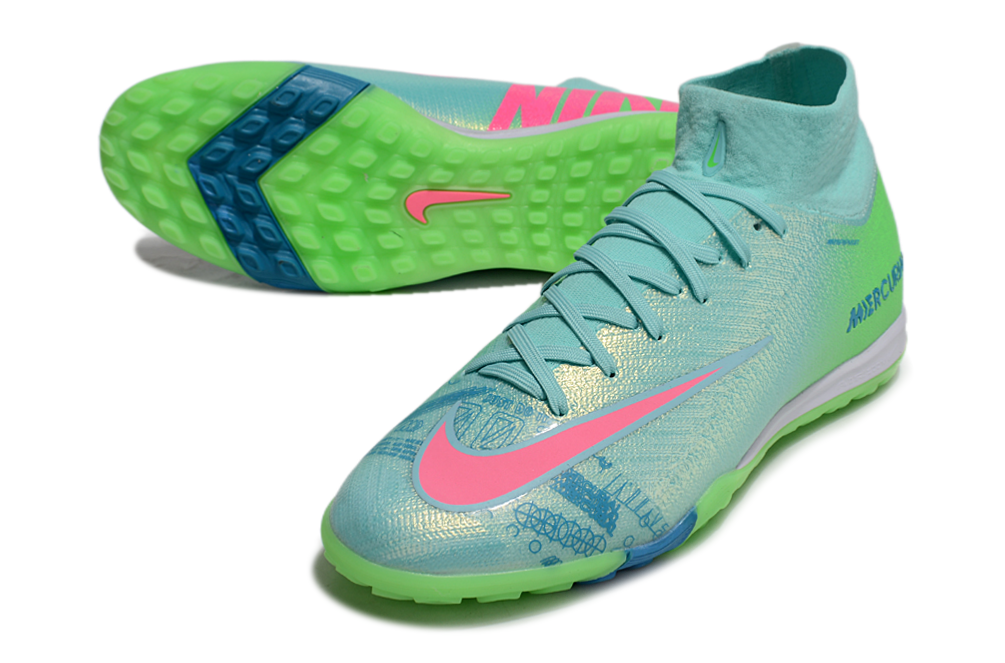 Nike Air Zoom Mercurial Superfly 10 Elite TF Football Soccer Cleats Boots - Ultimate Speed & Precision  GRN
