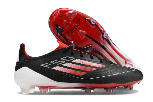 adidas F50 Elite FG Soccer Football Shoes Cleats RED-BLK
