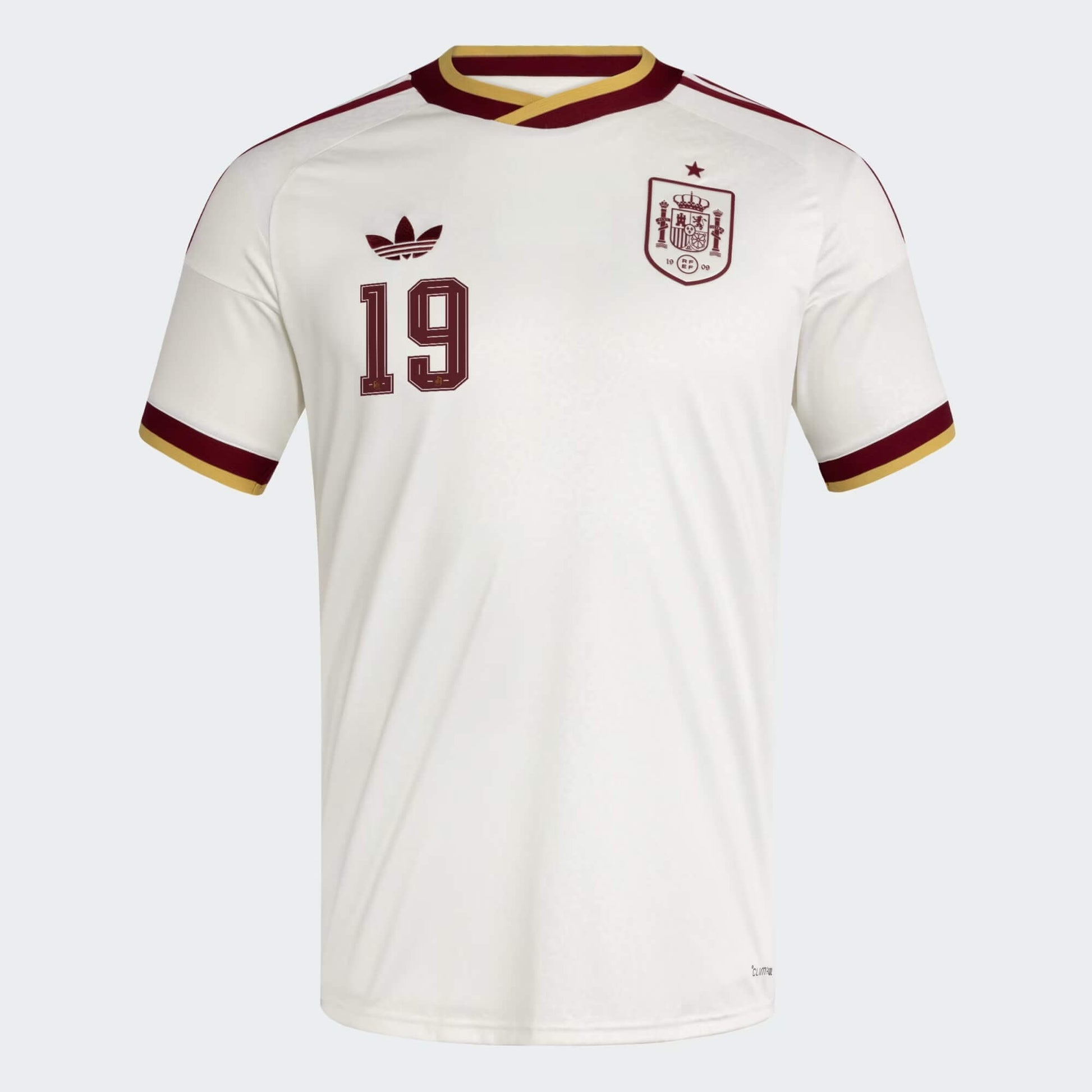 Spain national team 2026 away jersey with LAMINE YAMAL #19 custom print